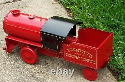 Twentieth Century Limited 1930s Steelcraft 24 Ride-On Locomotive Train Vintage