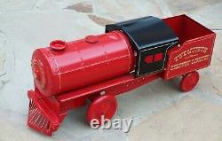 Twentieth Century Limited 1930s Steelcraft 24 Ride-On Locomotive Train Vintage