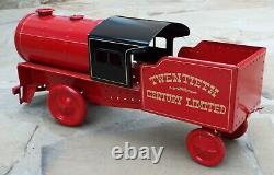 Twentieth Century Limited 1930s Steelcraft 24 Ride-On Locomotive Train Vintage