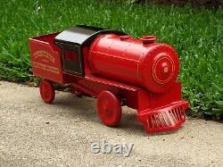 Twentieth Century Limited 1930s Steelcraft 24 Ride-On Locomotive Train Vintage