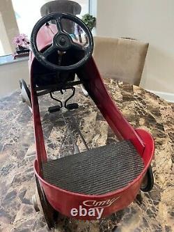 Ultra RARE 1940's Peddle Car Amazing find Vintage ANTIQUE NASH WILLYs Auto Red