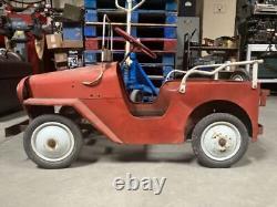 Unique Vintage/Antique Red Peddle Car For A Collector's Item