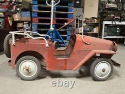 Unique Vintage/Antique Red Peddle Car For A Collector's Item