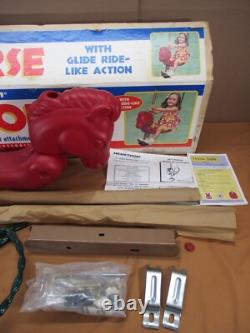 VERY RARE Vintage Hedstrom SKY HORSE Swing Set Accessory Seat Original Box