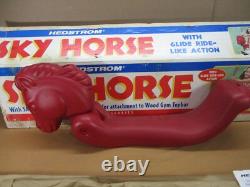 VERY RARE Vintage Hedstrom SKY HORSE Swing Set Accessory Seat Original Box