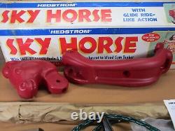 VERY RARE Vintage Hedstrom SKY HORSE Swing Set Accessory Seat Original Box