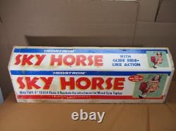 VERY RARE Vintage Hedstrom SKY HORSE Swing Set Accessory Seat Original Box