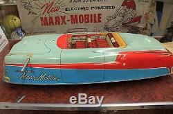 Vintage 1950's Marx Mobile Ride-on Electric Toy Car. Nos In Box
