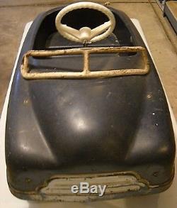 VINTAGE 1950's BMC PRESSED STEEL POLICE SENIOR PEDAL CAR RARE