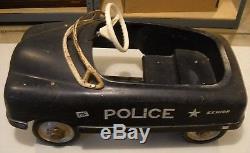 VINTAGE 1950's BMC PRESSED STEEL POLICE SENIOR PEDAL CAR RARE