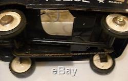 VINTAGE 1950's BMC PRESSED STEEL POLICE SENIOR PEDAL CAR RARE