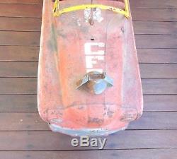 VINTAGE 1950's MURRAY FIRE TRUCK PEDAL CAR