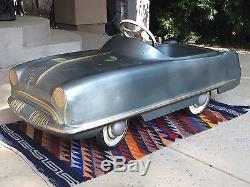 VINTAGE 1950s GARTON KIDILLAC STEEL PEDAL CAR ORIGINAL EXCELLENT SHAPE! CADILLAC