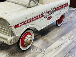 VINTAGE 1960's NICE MURRAY SPEEDWAY PACE PEDAL CAR 500 Original Paint VROOOM