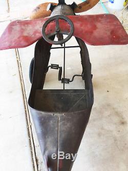 VINTAGE ALL ORIGINAL PEDDLE PLANE circa