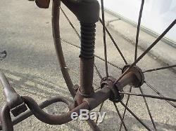 VINTAGE ANTIQUE CHILD TRICYCLE VELOCIPEDE CIRCA 1900