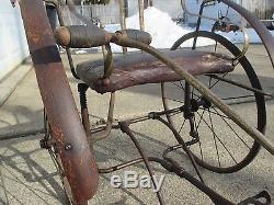 VINTAGE ANTIQUE CHILD TRICYCLE VELOCIPEDE CIRCA 1900