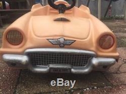 VINTAGE CHILD SIZE Kingsbury Toys Rare 1950's Thunderbird PEDAL CAR Murray
