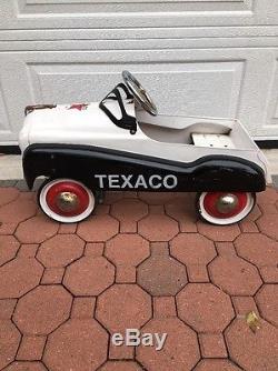Vintage Child Size Toy Texaco Metal Push Pedal Car The Texas Company Gearbox