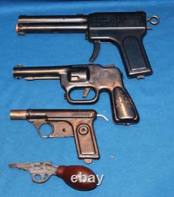 VINTAGE DAISY WATER PISTOLS LOT OF 4 1920s-30s ALL NICE