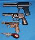 VINTAGE DAISY WATER PISTOLS LOT OF 4 1920s-30s ALL NICE