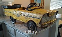 VINTAGE EARTH MOVER SAND AND GRAVEL DUMP PEDAL CAR RARE