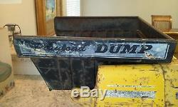 VINTAGE EARTH MOVER SAND AND GRAVEL DUMP PEDAL CAR RARE