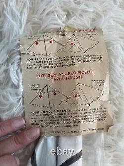 VINTAGE GAYLA-HAUGH FANTAZMA GORDO EAGLE KEEL GUIDED PLASTIC KITE 1960's NEW