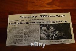 Vintage Murray 1941 Chrysler Pedal Car