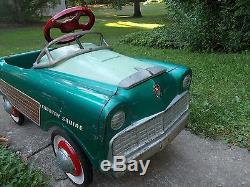 Vintage Murray 1950's Country Squire Wagon Pedal Car, Super All Orginal Condition