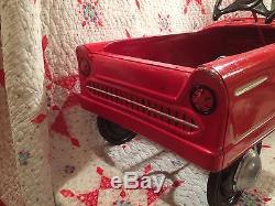 Vintage Murray Red Kids Collector Riding Pedal Car