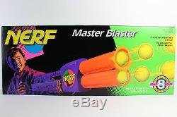VINTAGE NERF Rare Master Blaster Dart Toy Gun Kenner 1991 FACTORY SEALED