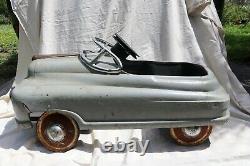 VINTAGE ORIGINAL 1940s MURRAY COMET (BUICK) V12 TORPEDO PEDAL CAR, RARE, RARE