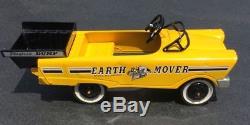 VINTAGE ORIGINAL 1950's MURRAY PEDAL CAR DUMP TRUCK EARTH MOVER BALL BEARING WOW