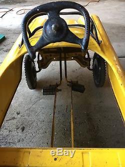VINTAGE ORIGINAL 1950's MURRAY PEDAL CAR - EARTH MOVER TRUCK