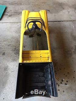VINTAGE ORIGINAL 1950's MURRAY PEDAL CAR - EARTH MOVER TRUCK