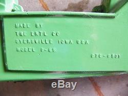 Vintage Original John Deere 20 Pedal Tractor Model D-65 Ertl Dyersville Iowa USA