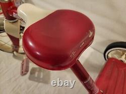VINTAGE RADIO FLYER TRICYCLE Model#34T Retro Red FREE SHIPPING RED & WHITE