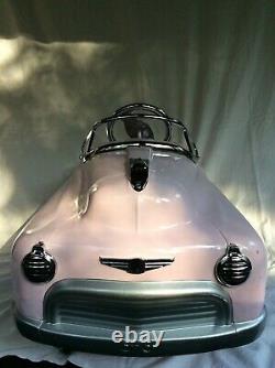 VINTAGE Repro 1950s Pink Super Sport Comet Pedal Car