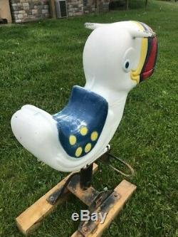 VINTAGE SADDLE MATES TOUCAN PLAYGROUND RIDE WITH SPRING by GAMETIME, INC