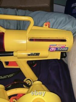 VINTAGE SUPER SOAKER CPS 3200 Water Gun and Backpack Rare Complete Working