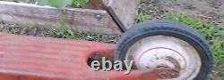 VINTAGE TOY KIDS SCOOTER HARD RUBBER TIRES & FOLD DOWN KICK STAND 28 x 30 x 4 in