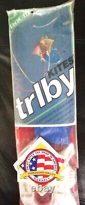 VINTAGE TRLBY KITE DOUBLE Dual Line Stunter in Package Made in USA 1980s 2 KITE