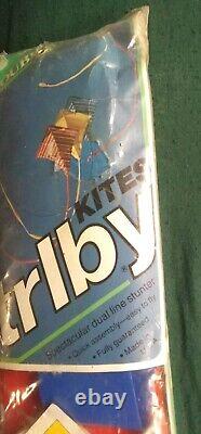 VINTAGE TRLBY KITE DOUBLE Dual Line Stunter in Package Made in USA 1980s 2 KITE