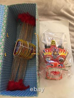 VINTAGE VERY RARE JAPANESE DRAGON KITE WithBOX NOS