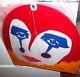 VINTAGE WHITE BIRD KITE NIP MIME 35' RAINBOW DRAGON