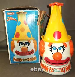 VINTAGE Wham-O Fun Fountain Clown Head Hat Sprinkler Toy with Box
