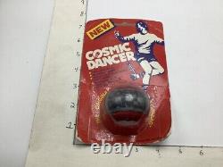 VINTAGE hacky sack-MOC sealed SCARCE COSMIC DANCER, RED & silver