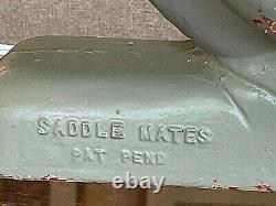 VTG 1960's TURTLE Spring Ride Playground Toy Aluminum Gametime Saddle Mates USA