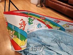 VTG 1983 Child's Blue Care Bears Pool 6ft SNAPSET POOL